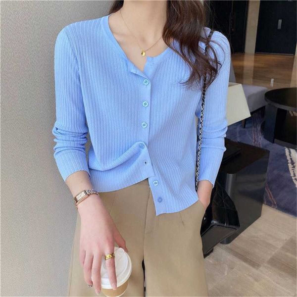 women's sweaters new korean short sweater knitted sweater jacket vest women long sleeves vhals green blue air conditioning thin jacket, White;black
women's sweaters new korean short sweater knitted sweater jacket vest women long sleeves vhals green blue air conditioning thin jacket, White;black