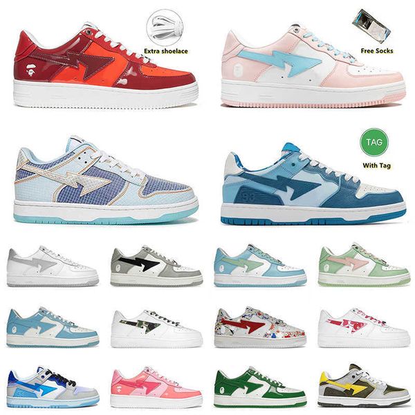 casual shoes sneakers tennis trainers platform designer green beige bapesta skate men women 2022 arrival bapestas baped sk8 sta pastel eur, Black
casual shoes sneakers tennis trainers platform designer green beige bapesta skate men women 2022 arrival bapestas baped sk8 sta pastel eur, Black