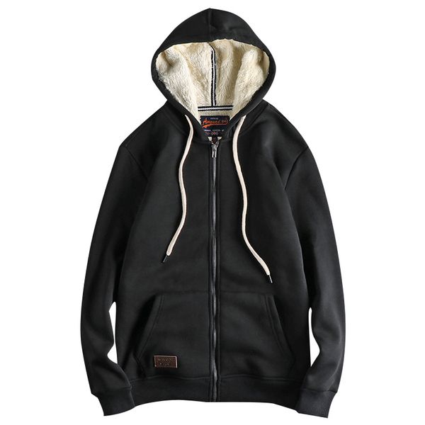 hooded sweatshirts mens autumn and winter cardigan coat woollen fur jackets sweatshirt male warm plus size zipper, Black
hooded sweatshirts mens autumn and winter cardigan coat woollen fur jackets sweatshirt male warm plus size zipper, Black