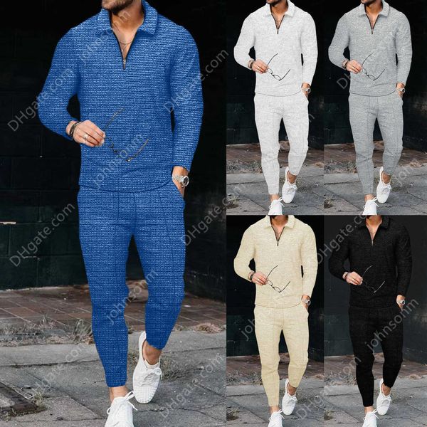 2023 tracksuits men's tracksuit spring autumn clothes sportswear 2 piece set long sleeve polo shirt pants solid sweatsuit sports suits, Gray
2023 tracksuits men's tracksuit spring autumn clothes sportswear 2 piece set long sleeve polo shirt pants solid sweatsuit sports suits, Gray