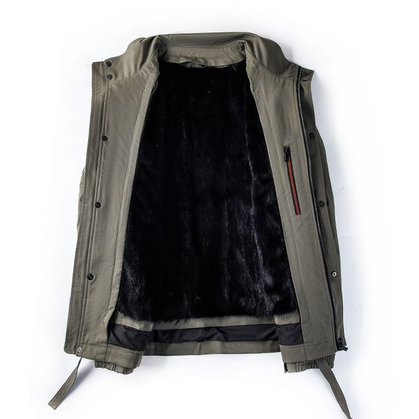 mens mink fur coat winter jacket zipper bomber jackets thickening warm windbreakers male clthes plus size 5xl, Black
mens mink fur coat winter jacket zipper bomber jackets thickening warm windbreakers male clthes plus size 5xl, Black