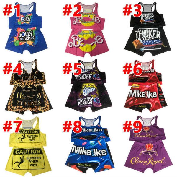 women tracksuit 2 piece set shorts yago pants outfits designer cartoon letter printed casual clothing suspenders suit 27 colours, Gray
women tracksuit 2 piece set shorts yago pants outfits designer cartoon letter printed casual clothing suspenders suit 27 colours, Gray