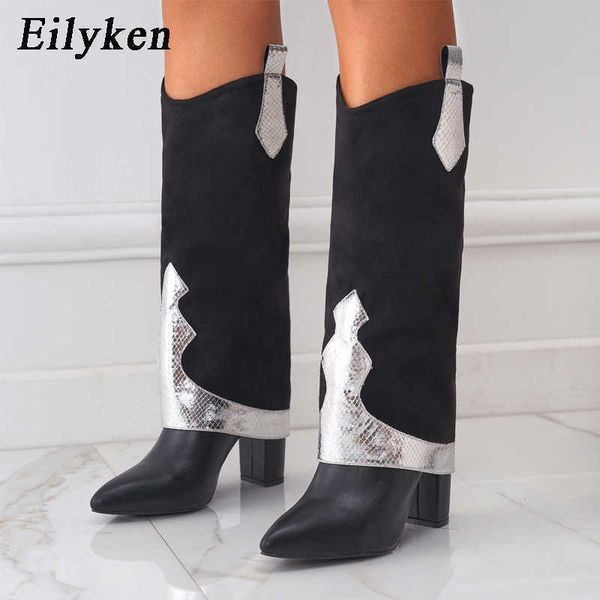 boots eilyken 2023 new gold silver serpentine pointed toe women long knee high boots winter shoes chunky heel female chelsea booties 221123, Black
boots eilyken 2023 new gold silver serpentine pointed toe women long knee high boots winter shoes chunky heel female chelsea booties 221123, Black