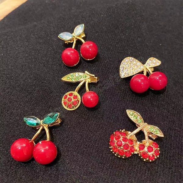 double cherry brooches red metal crystal backpack clothes sweater lapel pin badge cute romantic jewelry gift for girls friends, Gray
double cherry brooches red metal crystal backpack clothes sweater lapel pin badge cute romantic jewelry gift for girls friends, Gray