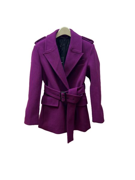 new catwalk design decorative purple medium long wool coat coat, Black;brown
new catwalk design decorative purple medium long wool coat coat, Black;brown