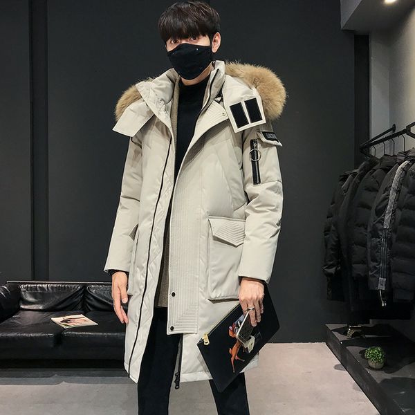 men's down parkas styles korean winter white duck down jacket men business long thick warm hooded windbreaker coat men solid fashion pa, Black
men's down parkas styles korean winter white duck down jacket men business long thick warm hooded windbreaker coat men solid fashion pa, Black