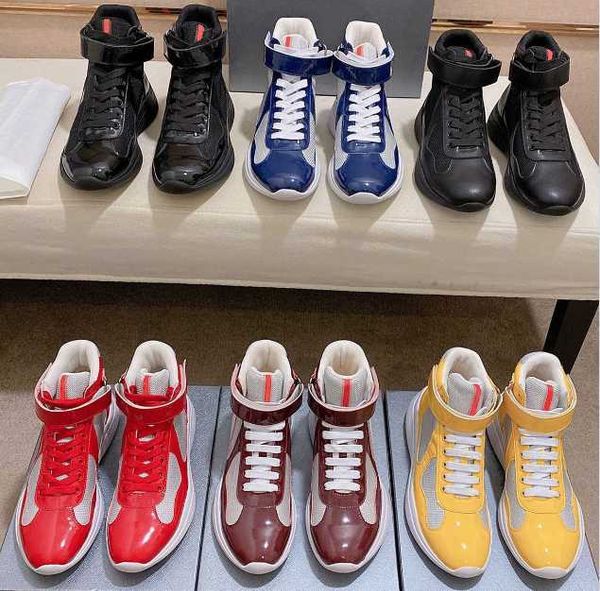 designer runner trainers men america's cup xl leather sneakers patent leather flat trainers black mesh lace-up casual shoes
designer runner trainers men america's cup xl leather sneakers patent leather flat trainers black mesh lace-up casual shoes