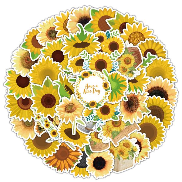 pack of 50pcs sunflower stickers for kids no-duplicate waterproof vinyl sticker for luggage skateboard notebook water bottle car decals
pack of 50pcs sunflower stickers for kids no-duplicate waterproof vinyl sticker for luggage skateboard notebook water bottle car decals