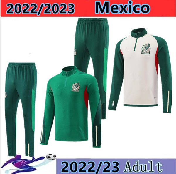 2022-2023 mexico national football team new tracksuits men kids kit children's set football training suit half zipper sportswear soccer, Black
2022-2023 mexico national football team new tracksuits men kids kit children's set football training suit half zipper sportswear soccer, Black
