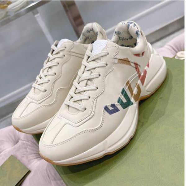designer rhyton vintage sneakers men women multicolor casual shoes brand platform daddy sneaker chaussures ladies luxurys runner trainers ad, Red;white
designer rhyton vintage sneakers men women multicolor casual shoes brand platform daddy sneaker chaussures ladies luxurys runner trainers ad, Red;white