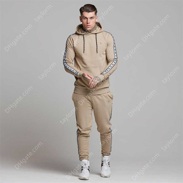 tracksuits spring and autumn men's gym sports fitness sportswear cotton panel embroidered pullover hoodie trousers two piece suit, Gray
tracksuits spring and autumn men's gym sports fitness sportswear cotton panel embroidered pullover hoodie trousers two piece suit, Gray