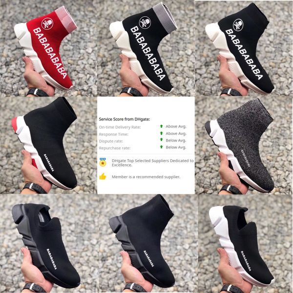 side letter designer socks shoes men women casual shoe portable slip-on lycra trainers high platform sneakers size 35-45, Black
side letter designer socks shoes men women casual shoe portable slip-on lycra trainers high platform sneakers size 35-45, Black