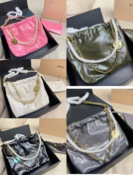22 bag brand designer luxury shoulder garbage bags double letter cowhide fashion handbags backpack the casual tote bags card chain large wom
22 bag brand designer luxury shoulder garbage bags double letter cowhide fashion handbags backpack the casual tote bags card chain large wom
