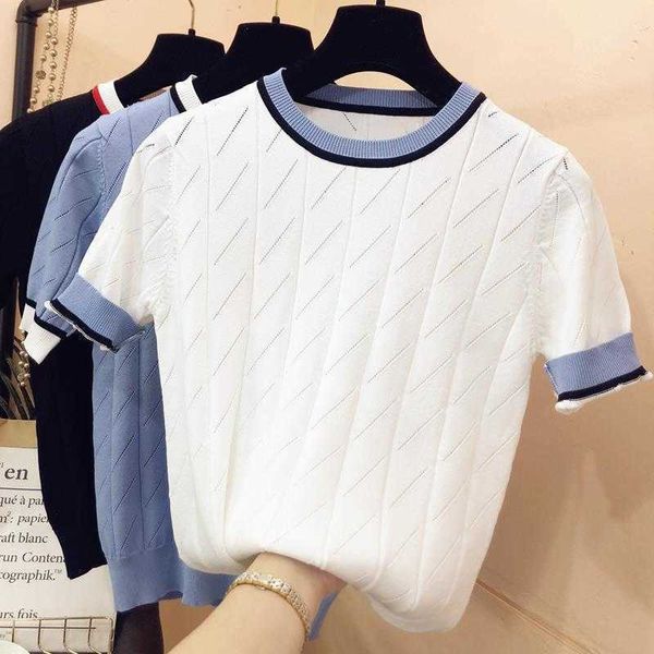 women's sweaters knitted base ohals casual tshirts for women clothing women elegant slim half sleeve base sweater korean simple trend, White;black
women's sweaters knitted base ohals casual tshirts for women clothing women elegant slim half sleeve base sweater korean simple trend, White;black