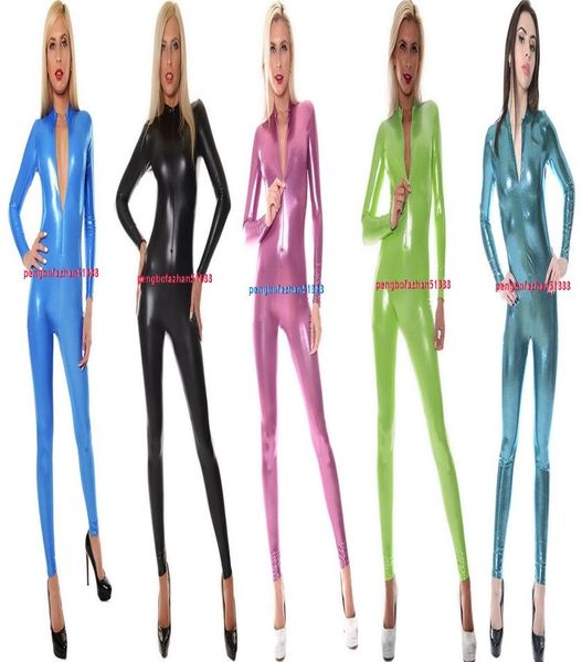 9 color shiny lycra metallic catsuit costume front zipper women body suit costumes no headhandfoot halloween party f8454875, Black
9 color shiny lycra metallic catsuit costume front zipper women body suit costumes no headhandfoot halloween party f8454875, Black