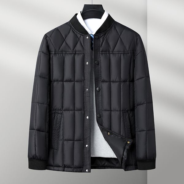 men's wool blends plaid men's puffer jacket business casual fashion men clothing simple warm cottonpadded thicken work parker coat, Black
men's wool blends plaid men's puffer jacket business casual fashion men clothing simple warm cottonpadded thicken work parker coat, Black