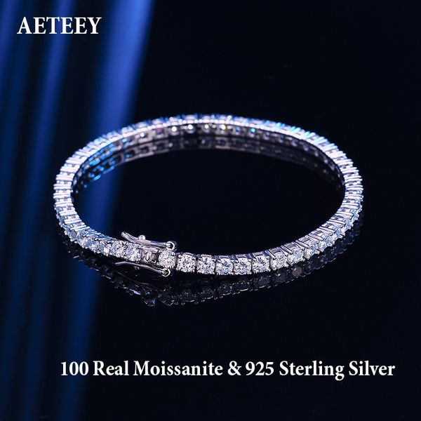 beaded aeteey real d color sparkling full diamond bracelet gra 925 sterling silver wedding jewelry for women br016 221119, Black
beaded aeteey real d color sparkling full diamond bracelet gra 925 sterling silver wedding jewelry for women br016 221119, Black