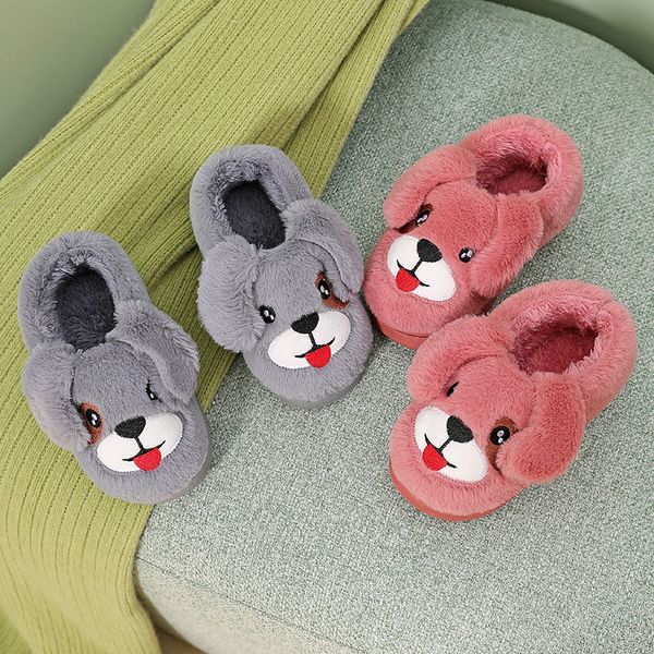 slipper cartoon puppy children' cotton slippers indoor non-slip soft bottom warm shoes kids home baby furry 221125, Black;grey
slipper cartoon puppy children' cotton slippers indoor non-slip soft bottom warm shoes kids home baby furry 221125, Black;grey