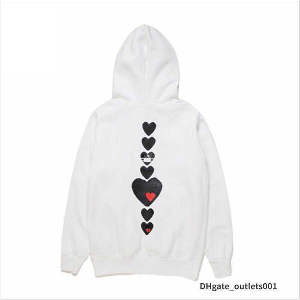 men's hoodies sweatshirts 23s designer play commes jumpers des garcons letter embroidery long sleeve pullover women red heart loose swe, Black
men's hoodies sweatshirts 23s designer play commes jumpers des garcons letter embroidery long sleeve pullover women red heart loose swe, Black