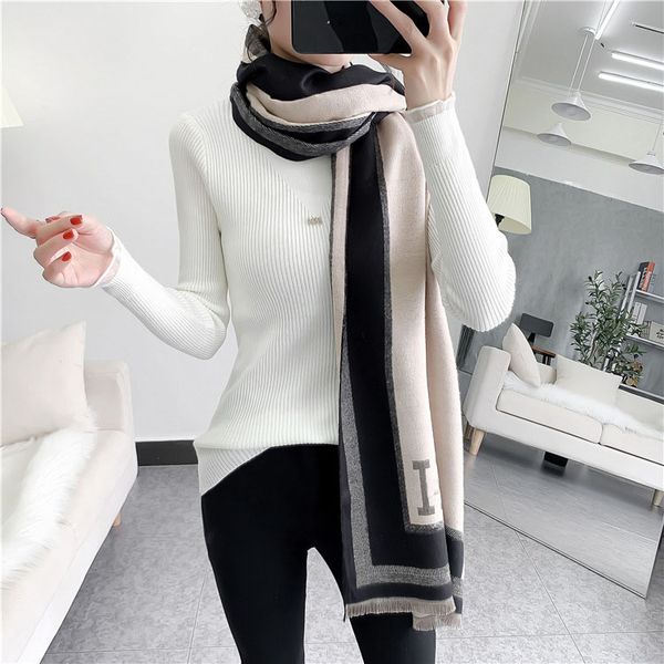 knitted wrap scarf for woman essentials grey with geometric patterns winter letters print cashmere scarves for women neck warm pashmina size, Blue;gray
knitted wrap scarf for woman essentials grey with geometric patterns winter letters print cashmere scarves for women neck warm pashmina size, Blue;gray