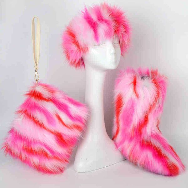 boots designer fluffy fur snow boots with furry headband purse fashion winter women plush cotton shoes luxury ankle boots shoe bag set 22090, Black
boots designer fluffy fur snow boots with furry headband purse fashion winter women plush cotton shoes luxury ankle boots shoe bag set 22090, Black