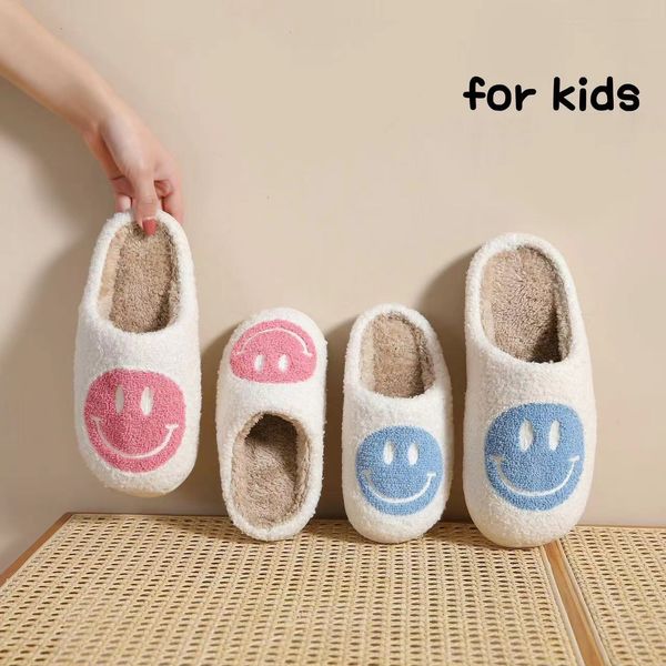 slipper kids warm blue/pink cute happy shoes plush soft indoor home 221125, Black;grey
slipper kids warm blue/pink cute happy shoes plush soft indoor home 221125, Black;grey