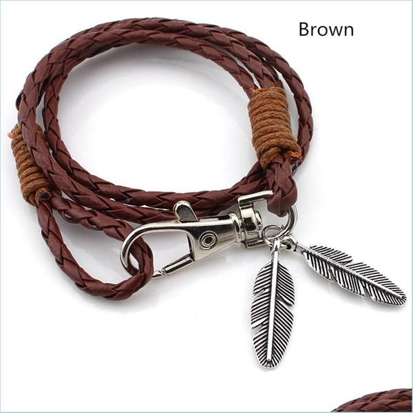 charm bracelets alloy leather bracelet cuff feather surf package adjustable 12 pieces wholesale color mixing drop delivery je dhzwy, Golden;silver
charm bracelets alloy leather bracelet cuff feather surf package adjustable 12 pieces wholesale color mixing drop delivery je dhzwy, Golden;silver