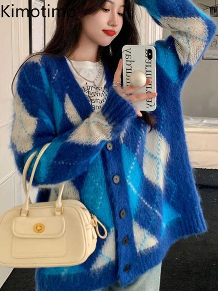 women's sweaters kimotimo argyle mohair sweater jacket women 2022 autumn winter vhals loose knitted vest korean fashion vintage hit col, White;black
women's sweaters kimotimo argyle mohair sweater jacket women 2022 autumn winter vhals loose knitted vest korean fashion vintage hit col, White;black