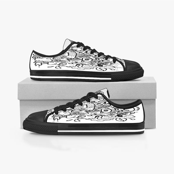 custom shoes classic canvas low cut skateboard casual triple black accept customization uv printing low mens womens sports sneakers breathab
custom shoes classic canvas low cut skateboard casual triple black accept customization uv printing low mens womens sports sneakers breathab