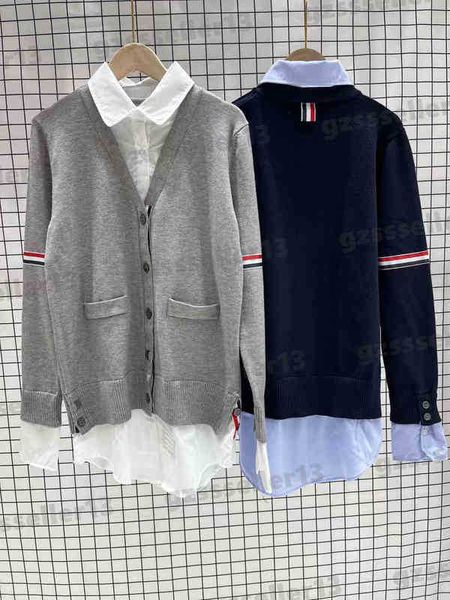 cardigan women sweaters with shirts two piece set fashion brand designer v-neck button cardigans sweater womens clothing 0912, White;black
cardigan women sweaters with shirts two piece set fashion brand designer v-neck button cardigans sweater womens clothing 0912, White;black