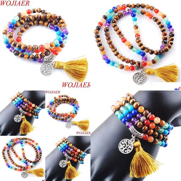 beaded 108 meditation mtilayer long strands bracelets 7 chakra yoga natural round tigers eye mala beads tassel jewelry drop delivery dhnwh, Black
beaded 108 meditation mtilayer long strands bracelets 7 chakra yoga natural round tigers eye mala beads tassel jewelry drop delivery dhnwh, Black