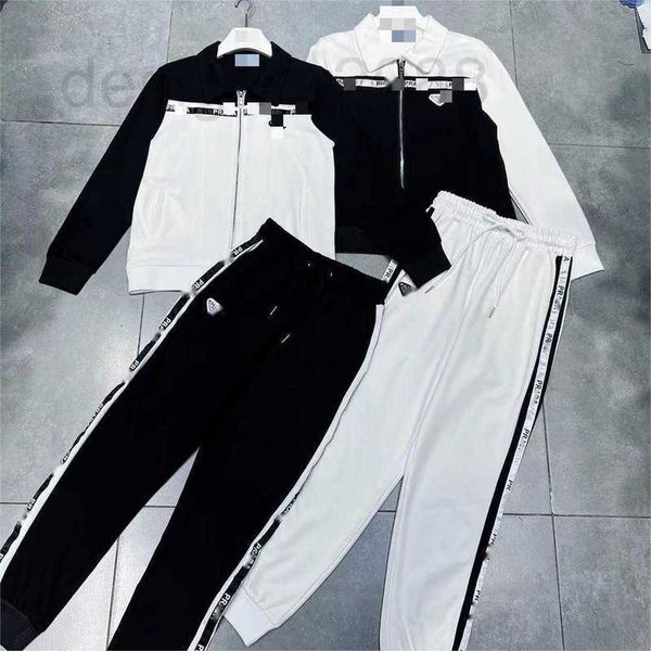 women's tracksuits designer home p 22fw autumn and winter new leisure suit splice ribbon letter exquisite workmanship fx72, Gray
women's tracksuits designer home p 22fw autumn and winter new leisure suit splice ribbon letter exquisite workmanship fx72, Gray
