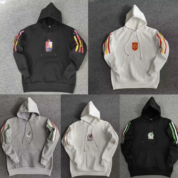 2022 world cup printed pattern men's hoodies mexico spain germany loose comfortable pullover hoody soccer match sports fleece sweatshir, Black
2022 world cup printed pattern men's hoodies mexico spain germany loose comfortable pullover hoody soccer match sports fleece sweatshir, Black