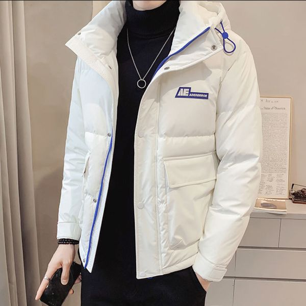 men's down parkas winter hooded white duck down jacket for men fashion bright handsome big pocket down coat male solid color thickened, Black
men's down parkas winter hooded white duck down jacket for men fashion bright handsome big pocket down coat male solid color thickened, Black