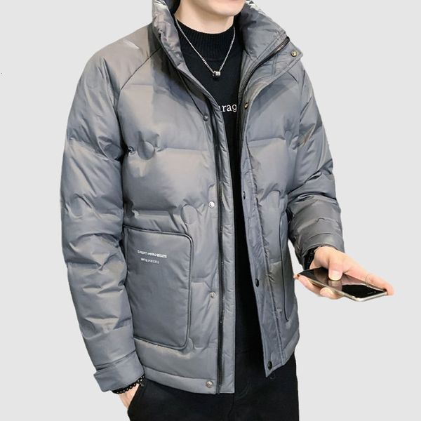 men's down parkas white duck down jacket for men winter fashion lightweight stand collar loose multipockets short warm down coat man 22, Black
men's down parkas white duck down jacket for men winter fashion lightweight stand collar loose multipockets short warm down coat man 22, Black