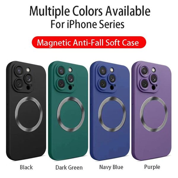 magsafe phone cases matte soft silicone magnetic wireless charger cover for iphone 14 13 12 11 pro max 8 7 plus camera protection
magsafe phone cases matte soft silicone magnetic wireless charger cover for iphone 14 13 12 11 pro max 8 7 plus camera protection