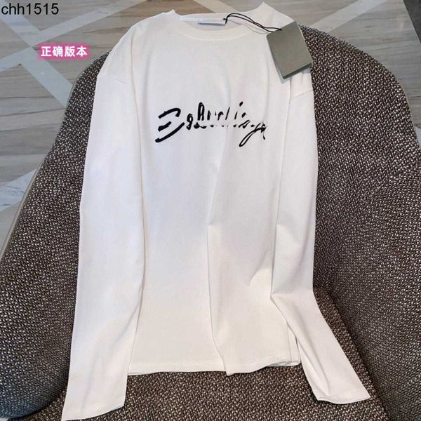 balenciga bb long sleeve autumn undercoat family new signature letter women's t-shirt basic crew neck fashion brand, White;black
balenciga bb long sleeve autumn undercoat family new signature letter women's t-shirt basic crew neck fashion brand, White;black