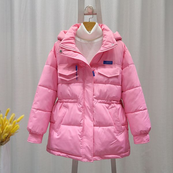 women's down parkas women winter jacket hooded thick warm cotton padded parka casual basic coat female snow outerwear 221124, Black
women's down parkas women winter jacket hooded thick warm cotton padded parka casual basic coat female snow outerwear 221124, Black