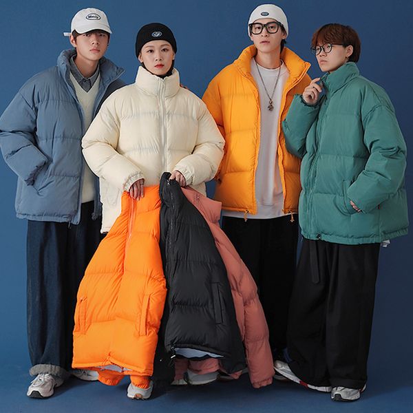 men's wool blends winter padded jacket coat men thicken parkas male female coats boy girl outwear windbreaker loose oversized brand clo, Black
men's wool blends winter padded jacket coat men thicken parkas male female coats boy girl outwear windbreaker loose oversized brand clo, Black
