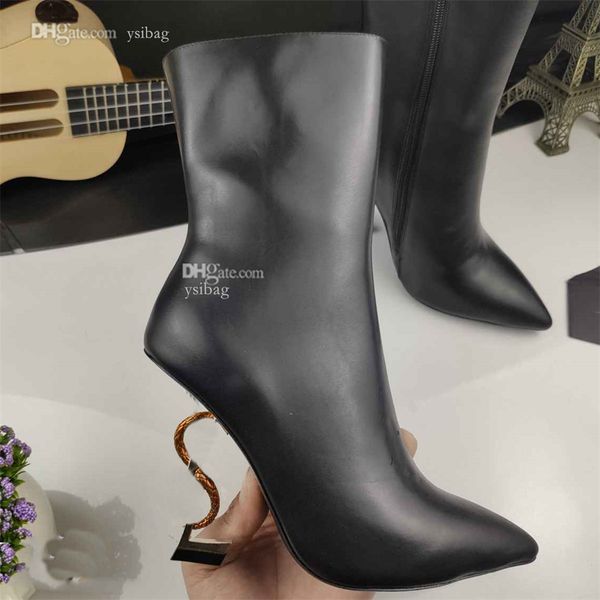 winter designer boots leather yslity booties women ankle fashion luxury heel boot dassasdd, Black
winter designer boots leather yslity booties women ankle fashion luxury heel boot dassasdd, Black