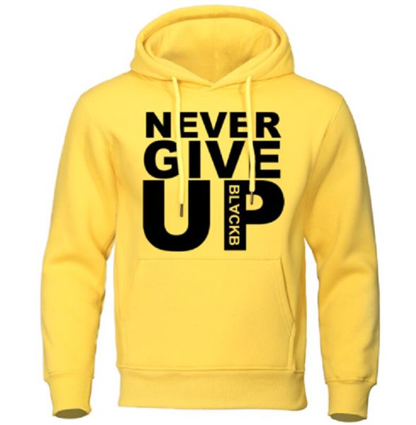6 color men women never give up winter pullover sweatshirts sweater clothing fashion, Black
6 color men women never give up winter pullover sweatshirts sweater clothing fashion, Black