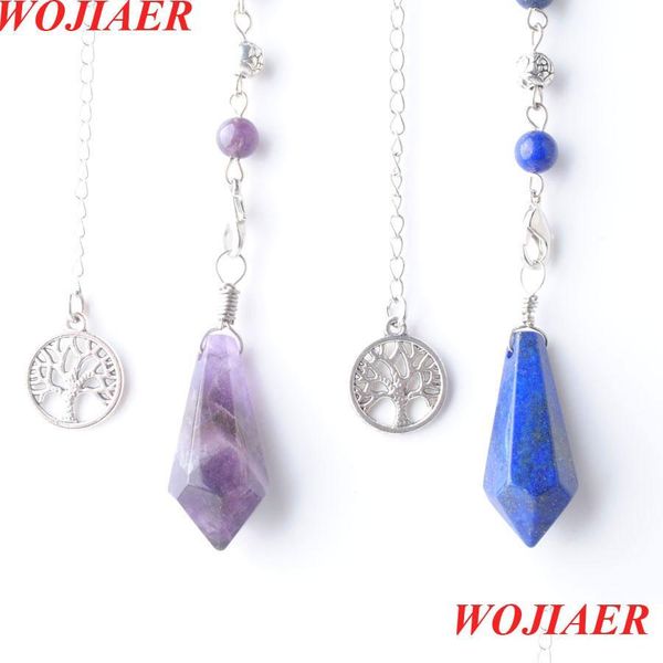 pendant necklaces natural stone cone tree of life chain pendant spiritual hexagon quartz crystal chakra pendum for dowsing bo948 dro dhspe, Silver
pendant necklaces natural stone cone tree of life chain pendant spiritual hexagon quartz crystal chakra pendum for dowsing bo948 dro dhspe, Silver