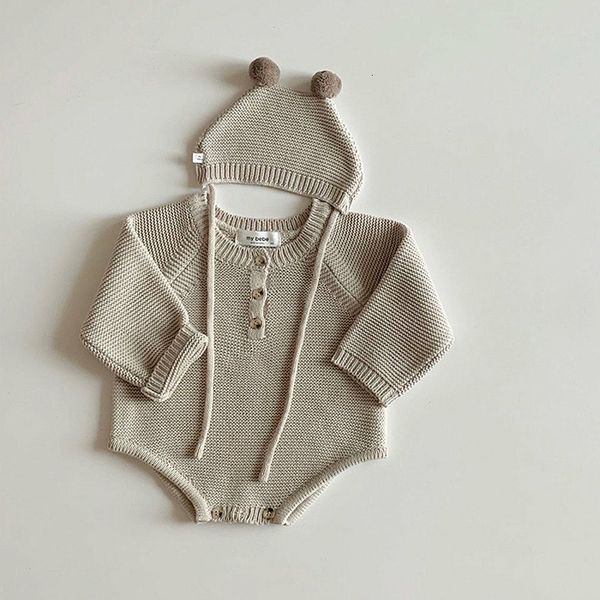 rompers autumn toddler baby boys girls knitted bodysuit infant kids jumpsuit with hat born knitwear outfits for 0-24 months 221125, Blue
rompers autumn toddler baby boys girls knitted bodysuit infant kids jumpsuit with hat born knitwear outfits for 0-24 months 221125, Blue