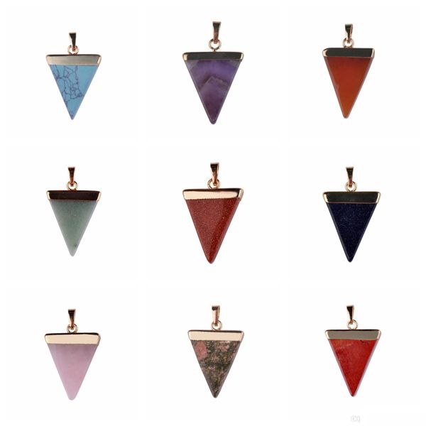pendant necklaces natural stone pendant female crystal quartz healing point chakra gemstone goldplated triangle necklace jew dhgarden dhe6q, Silver
pendant necklaces natural stone pendant female crystal quartz healing point chakra gemstone goldplated triangle necklace jew dhgarden dhe6q, Silver