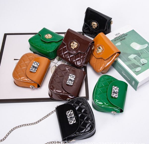 lady style children patent leather western purses girls metals buckles single shoulder bag luxury kids messenger bags a9399, White
lady style children patent leather western purses girls metals buckles single shoulder bag luxury kids messenger bags a9399, White