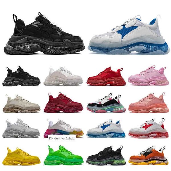 shoes men women 17fw triple s dad casual shoes sneaker clear bubble bottom black red pink green yellow grey multi color old grandp'
shoes men women 17fw triple s dad casual shoes sneaker clear bubble bottom black red pink green yellow grey multi color old grandp'