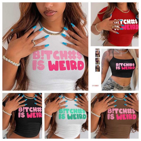 2022 summer womens t-shirt ribbed crop tank round neck short sleeve letter print t shirt fashion streetwear wome clothes xs-xl, White
2022 summer womens t-shirt ribbed crop tank round neck short sleeve letter print t shirt fashion streetwear wome clothes xs-xl, White