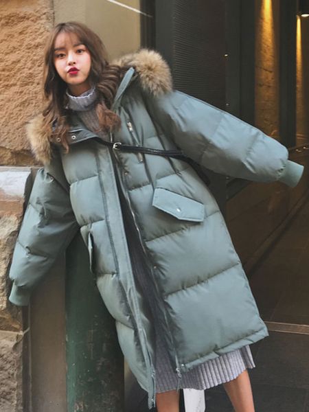 women's down parkas autumn winter medium long wool collar loose thickened warm cotton coat jackets clothes women puffer jacket 221124, Black
women's down parkas autumn winter medium long wool collar loose thickened warm cotton coat jackets clothes women puffer jacket 221124, Black