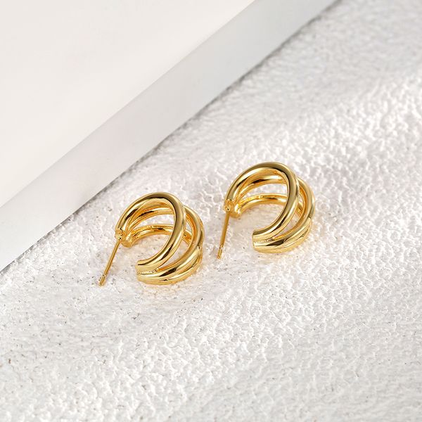 simple cool earrings retro port style metal earrings new fashion girl korean temperament net red, Golden;silver
simple cool earrings retro port style metal earrings new fashion girl korean temperament net red, Golden;silver