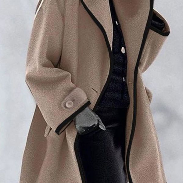 Women's European and American fashion autumn and winter long-sleeved loose hooded fashion clothes, Blue 
Women's European and American fashion autumn and winter long-sleeved loose hooded fashion clothes, Blue